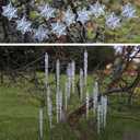 ToBeIT Chrismtas Tree Hanging 20pcs Acrylic icicles and 10pcs Acrylic Snowflakes for Christmas Trees, Gift Packages(icicles and Snowflakes)