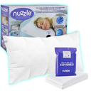 Nuzzle Cooling Adjustable King Size Pillow and Pillowcases
