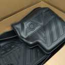 KUST Floor Mats for 2018-2022 Ford EcoSport Accessories, TPE Rubber All Weather Car Mats for EcoSport, Front Rear 2 Row Liners, High Edges, Non-Slip (US Model Only)
