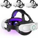 Head Strap for Quest 3S/ Quest 3/Quest 2, Elite Strap Replacement Enhanced Support Comfort, VR Headset Accessories Compatible with Oculus Meta Quest 3 Headstrap Reduce Facial Stress- MV1000