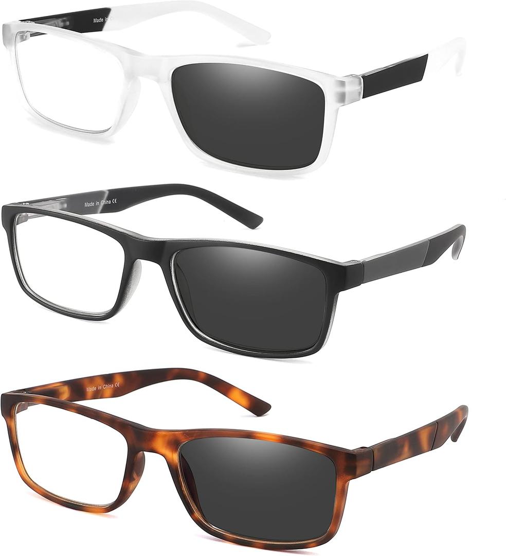 Reading Glasses Men, Transition reader, Auto Sun reader 1.5
