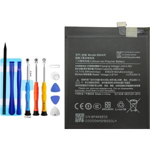 Vvuilsty BM4R Replacement Battery for Xiaomi Mi 10 Lite 5G M2002J9G M2002J9S，Rechargeable 0 Cycle Battery Compatible with Xiaomi Mi 10 Lite 5G M2002J9G M2002J9S with Repair Tool Kits