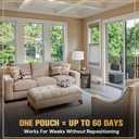 Cat Repellent Indoor, Cat Deterrent Scratch, Cat Pee Repellents for Furniture, Cat Urine Deterrent, Safe Stray Cat Repellant, Keep Cats Away from Rugs, Curtain, Plants-8P (1.1 Ounce (Pack of 8))