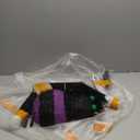 Halloween Decorations Outside Giant Spider - HOYECHI Outdoor Halloween Decor Lighted Spider 4.2FT, Light Up Spider with 90 LED Lights, Ground Stakes, for Front Yard Porch Gardens Lawns Party