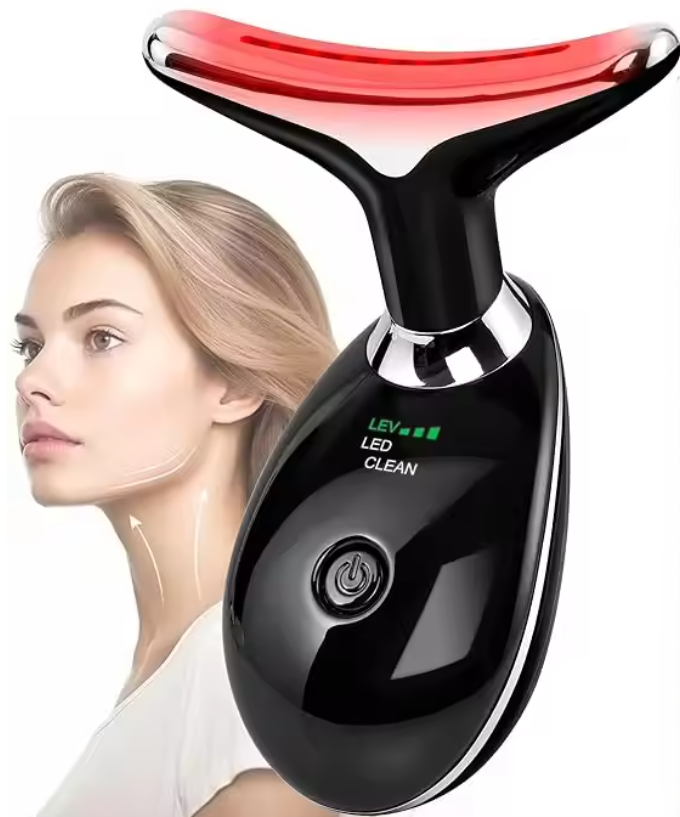 7 Colors Anti Wrinkle Facial Massager Neck Face Beauty Device Skin Tighten Facial Lift Device Reduce Double Chin Skin Care Tool