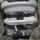 Ourokhome Chopper Vegetable Cutter with Container, Manual Hand Food Onion Dicer with 2 Chopping Blades for Potato Strips, Veggie Cubers, Carrot Sticks, Essential Kitchen Gadgets (2 in 1, White)