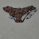 ZAFUL Women Mid Waist Bikini Bottoms Ruffles Full Coverage Swimsuit Bottom Swim Briefs Bathing Suit Bottoms (Medium, 0-khaki Maze)