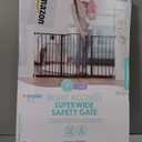 Regalo Safety 30.5"-58" Extra Wide Baby Gate, Bottom of Stairs & Doorways