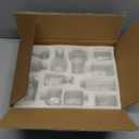 Der Rose Glass Bud Vases Set of 12, Small Bud Vases for Flowers, Rustic Wedding Centerpieces and Home Decor (Clear)