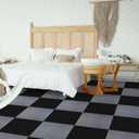 Peel & Stick Carpet Tiles 12x12 Inch - Premium Self-Adhesive Floor Squares with Soft Padding - 30 Tiles/30 Sq Ft per Box (Easy Installation, Removable Carpeting for Home & Office)