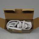 Surge Protector Power Strip, Outlet Extender Stick with USB C Ports, 4 Outlet 3 USB, 4 FT Extension Cord Flat Wall Plug, Home Office Dorm Room Essentials, White