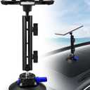 Adjustable Starlink Mini Mount, Suction Cup Mount with Adapter Compatible with Starlink Internet Kit Satellite, Metal Frame Mounting Kit for Sunroof and Front Rear Window Roof