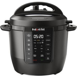 Instant Pot 6QT RIO 7-in-1 Multi-Cooker, Pressure Cooker, Slow Cook, Saut, Steam, Rice Maker, Yogurt, & Warmer, Black, 6 Quarts