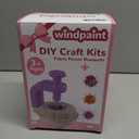 windpaint Toys for Girls 3 4 5 6 7 8 9 10 Years Old, DIY Craft Kits for Kids, Fabric Flower Bouquets for Girls Gifts, Educational Learning Detective Toys for Toddler Kids,Birthdays Gifts (Purple) (Pink)