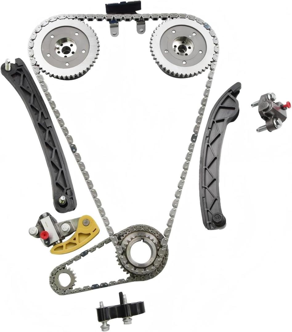 REVO Timing Chain Kit & VVT Gears for Buick GMC Cadillac ATS Chevy Colorado 2.0L 2.5L Replace#12627109