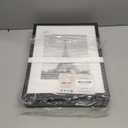 upsimples 12x16 Picture Frame Set of 5, Display Pictures 8.5x11 with Mat or 12 x 16 Without, Wall Gallery Poster Frames, Black