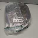 MaxSmeo Side Table, 3Tier Small End Table, Modern Oval Night Stand Accent Table for Living Room, Bedroom, Rustic Brown