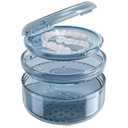 Denture Case Retainer Cleaning Case: 2 in 1 Retainer Case, No-Leak Denture Bath Box Cup, Complete Clean Care for Dentures, Clear Braces, Mouth Guard, Night Guard & Retainers (Blue)