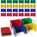 Plastic Desk Dividers, 24-Pack, Student Desk Partitions, Water-Resistant and Durable
