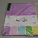 PA Paper Accents Stash Pack Cardstock Pack 8.5" x 11" Tea Party, colored cardstock paper for card making, scrapbooking, printing, quilling and crafts, 65lb., 40 pieces