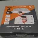 JAYEGT 3 in1 Motorized Rotating Display Stand with 5.74 /7.08/ 8.66 inch Replacement CoverMax 22lbs Load360 Electronic Turntable for Photography Products (3 in1 / Black/ With Remote controller)