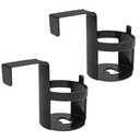 2-Pack Car Cup Holder, Waterproof and Durable, Portable Multifunction Automotive Cup Storage Accessories, Universal for Most Cars, Shockproof Scratchproof Side Window Seat Armrest Cup Holder (Black)