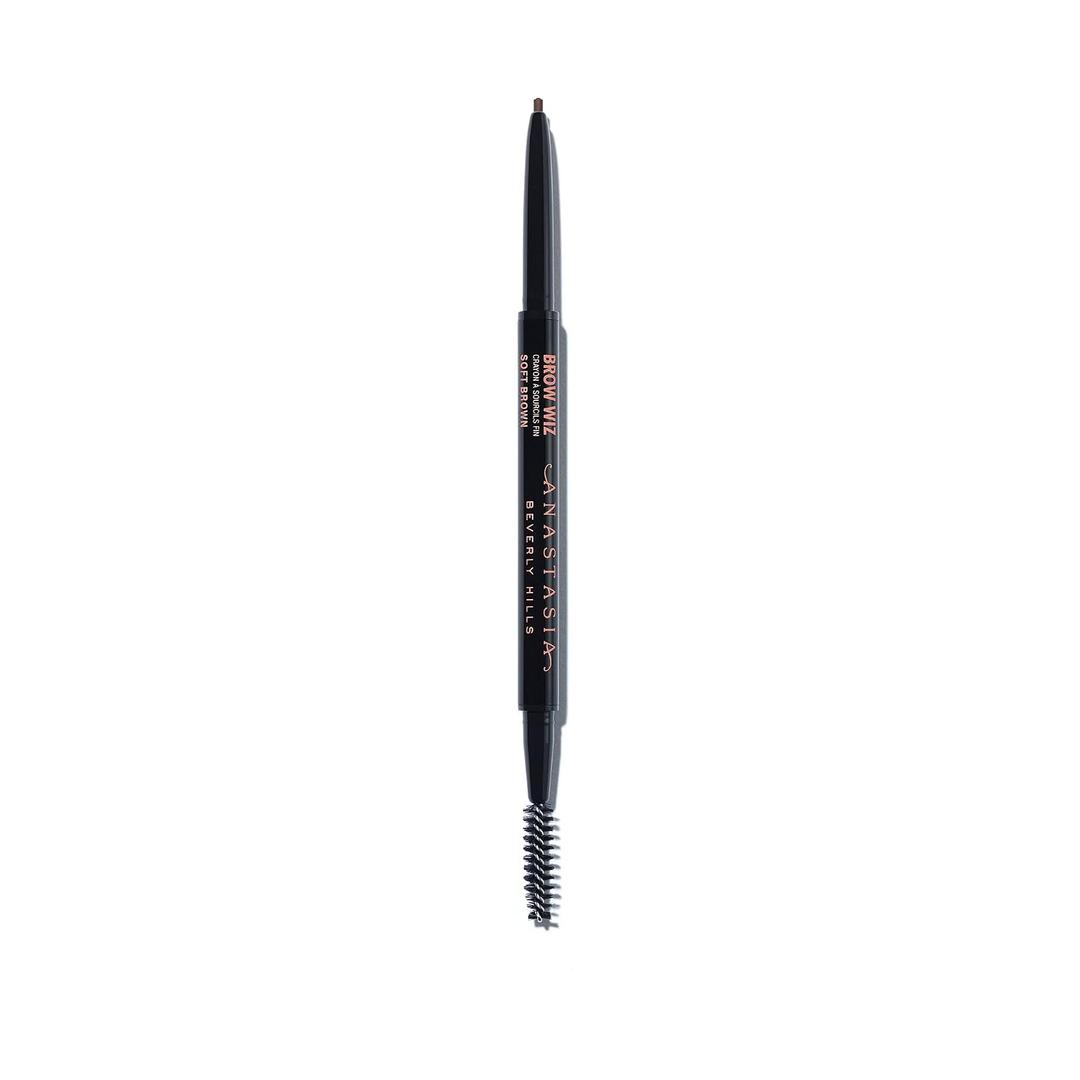 Anastasia Beverly Hills Brow Wiz - Ultra-Slim Retractable Eyebrow Pencil for Hair-Like Strokes, Natural Precision Definition, Longwear Waterproof Smudge-Proof for Filling & Shaping Brows (Soft Brown)