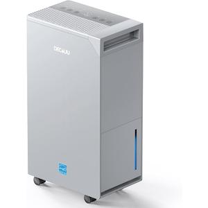 DECIUU Energy Star Dehumidifier, 
5000 Sq.Ft Dehumidifier, 100 Pint Smart Humidity Control, Drain Hose
ENERGY STAR Most Efficient 2024, Basement & Garage Use, 3 Drainage Options, Auto Defrost, Auto Restart, Easy Mobility