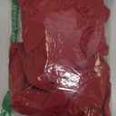 GORGLITTER Women's Ruched Deep V Neck Button Front Smock Lantern Sleeve Crop Top Blouses (Burgundy), Small