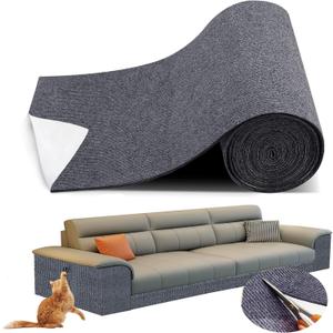 Cat Scratch Furniture Protector, Trimmable Self-Adhesive Cat Scratcher Mat for Cats Couch Furniture or Wall Protector,Covering Cat Tower,and Replacement Pads (40 x 15.8 inch)