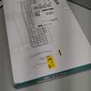 Ergonomic Keyboard and Mouse Combo, Full Size Cordless Computer Keyboard with Palm Wrist Rest Ergonomic Mouse for Windows Computers Laptops - White