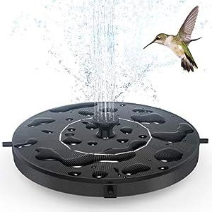 Solar Fountain Water Pump for Bird Bath, Floating Solar Powered Water Fountain Pump for Bird Bath, Garden, Pond, Pool, Outdoor (1.4W)