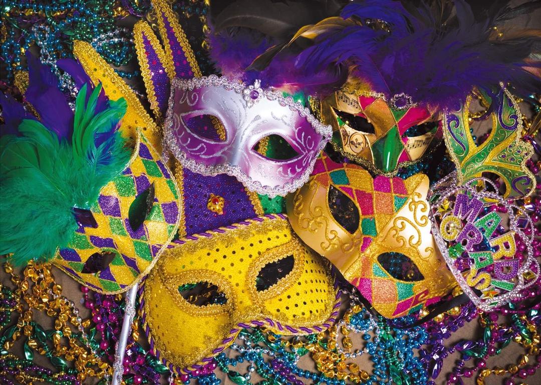 LTLYH 8x6ft Venetian Mardi Gras Decoration Backdrop Carnival Masquerade Photography Backgrounds Mask Colorful Backdrop Party Decoration Banner Studio Props 128
