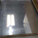 LOAAO Black Metal Framed Bathroom Mirror for Wall, 24X36 Inch Rounded Rectangle Mirror, Matte Black Bathroom Vanity Mirror Farmhouse, Anti-Rust, Hangs Horizontally or Vertically