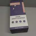 MAGZO Door Draft Stopper, 36 Inch Adjustable Under Door Gap Filler, Fits 30'' - 36'' Bottom Widths, Seals Gaps up to 1.7", Soundproof Sweep Blocks Air, Noise, Light, Dust- Grey