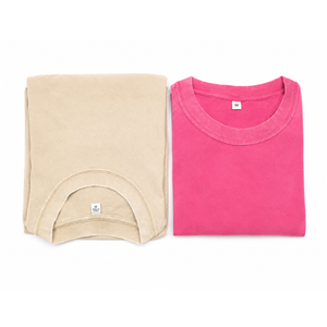 2 Pack Cotton T-Shirts Oversized Men Short Sleeves Casual Loose Wash Solid Basic Tee Tops,Short Sleeve Pack, M
