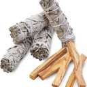 Smudge Kit Refill - White Sage & Palo Santo for Smudging, Healing, Purifying, Meditating & Incense