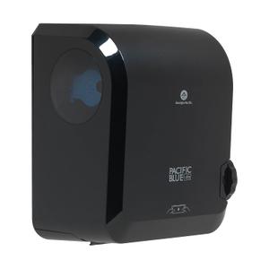 Pacific Blue Ultra 8" High-Capacity Mechanical Paper Towel Dispenser by GP PRO (Georgia-Pacific), Black, 59589, 12.9" W x 9" D x 16" H, 1 Dispenser, 12.9 W X 9.3 D By 16.7 H