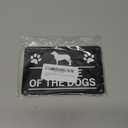 Beware of the DOGS Sign, Bold Black and White, Easy to See Warning, Outdoor Notice, Deterrent Sign