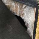 Oversized Accent Chair, Upholstered Armless Mid Century Modern Living Room Chair with Wooden Legs for Bedroom/Office/Cafe, Sherpa Yellow