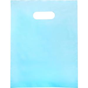 Merchandise Bags Pastel Blue Color 9"x12" Size 1.5Mil Thick Glossy Bags