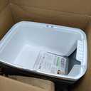 Catit Airsift Litter Pan Large  Covered Cat Litter Box with Dual-Action Odor Control Leak Preventing Design  Includes Filter Pad, Easy to Clean, Reduces Litter Tracking - 22.4 L x 18.3 H x 15.3 W