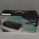 95kpa Vacuum Sealer Machine,Commercial Full Automatic Food Sealer,Powerful Sealing System with Double Heat Seal,Bags Storage, Easy-Lock Handle,Build-in Cutter,1 Bag Rolls and 10 pcs Pre-cut Bags(Grey)