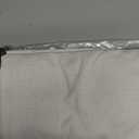 Textured White Beige Curtains 52"W x 54"L 