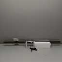 KAMANINA 1 Inch Curtain Rod Single Drapery Rod 36 to 72 Inches (3-6 Feet), Bronze Curtain Rods for Windows, Twisted Cage Finials