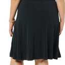 Amazon Essentials Women's Gathered Short Sleeve Crew Neck A-line Dress (Available in Plus Size)