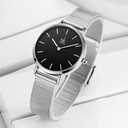 SHENGKE SK Ultra Thin Minialist Women Watches Simple Two Hands Ladies Dress Watch Leather Strap