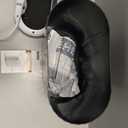 ELPHECO Black Bathroom Trash Can with Lid 2 Gallon Sensor Trash Bin, Automatic Narrow Garbage Can, Waterproof Smart Trash Can, Slim Motion Sensor Waste Bins for Bathroom, Living Room, Office