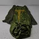 Sinastar Womens Medieval Dress Costume Hooded Lace Up Renaissance Velvet Trumpet Sleeve Gothic Green Gown (Small)