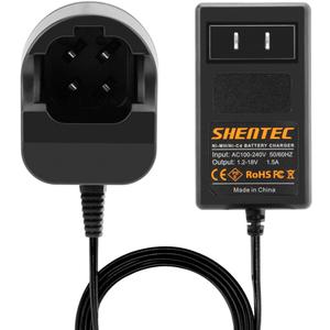 Shentec 4.8V and 7.2V Ni-MH and Ni-Cd Charger Compatible with Dremel 755-01 757-01 5000755-01 7700-01 7700-02 7300 Pod Style Battery (Not for 757 Battery)